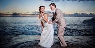 Newlywed Couple on Anse Chastanet Beach